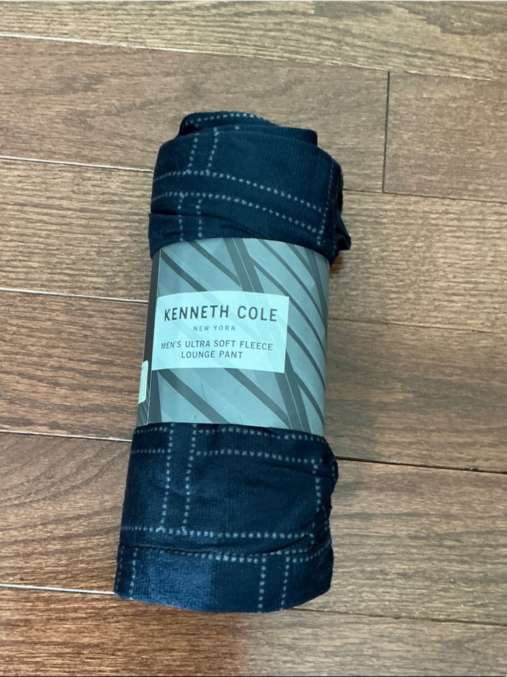 Kenneth Cole Men's Relaxed Lounge Pants - Navy Plaid - NWT